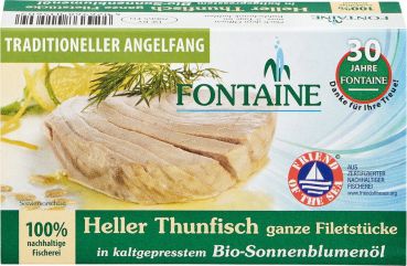 FONTAINE Thunfisch Sonnenblumen Öl 120 g