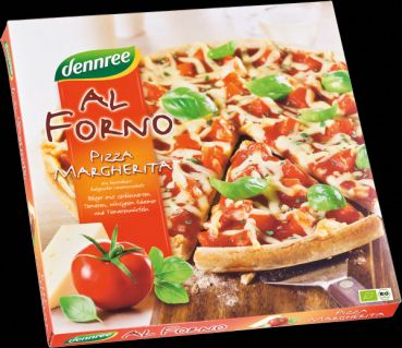DENNREE Al Forno Pizza Margherita, 335 gr Schachtel