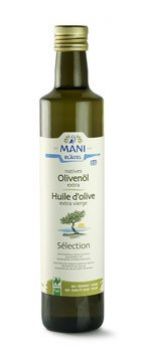 MANI Olivenöl Biolive, 0,5 ltr Flasche
