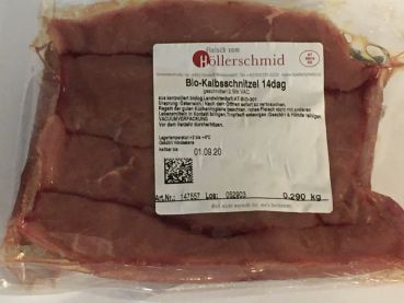 HÖLLERSCHMID BIO Kalbsschnitzel ca 300 g