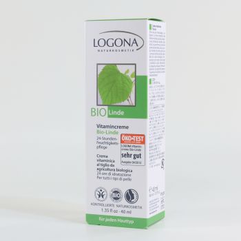 LOGONA Vitamincreme Bio-Linde, 40 ml Tube