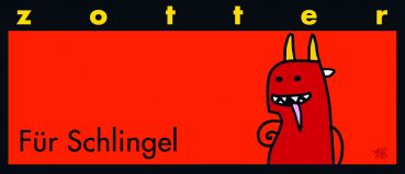 ZOTTER "Für Schlingel" Krampus - Ge nüsse Staffelpreis: ab 10stk