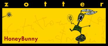 ZOTTER "HoneyBunny" - Schokobiene mit Honigblät