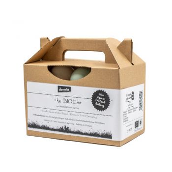 DEMETER Eier 1 kg naturbunt