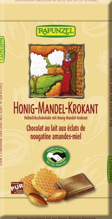 RAPUNZEL Honig Mandel Krokant Schokolade 100g