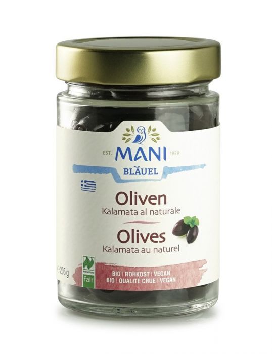 MANI Oliven aroma naturale schwarz 205g