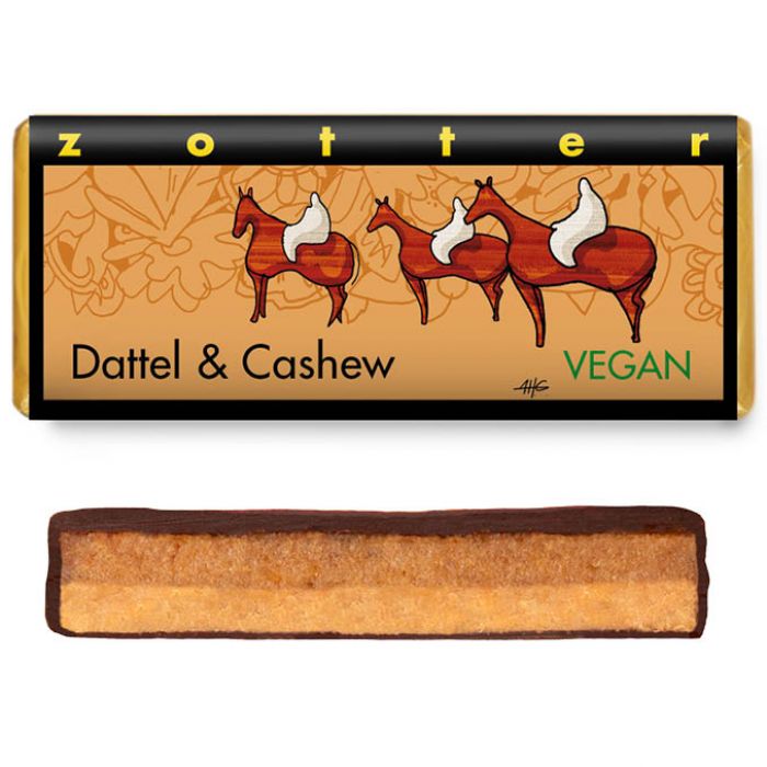 ZOTTER Dattel und Cashew 70g