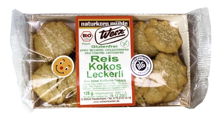 WERZ Reis-Kokos-Leckerli 125g
