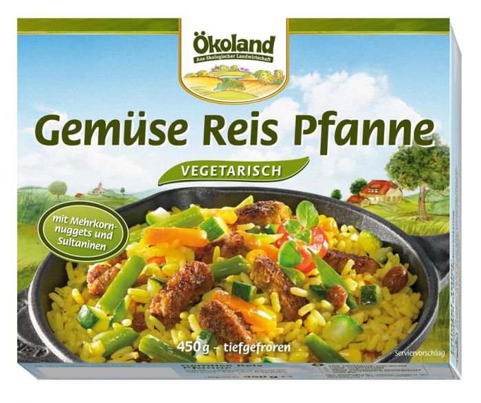 ÖKOLAND TK-Gemüse Reis Pfanne 450 g