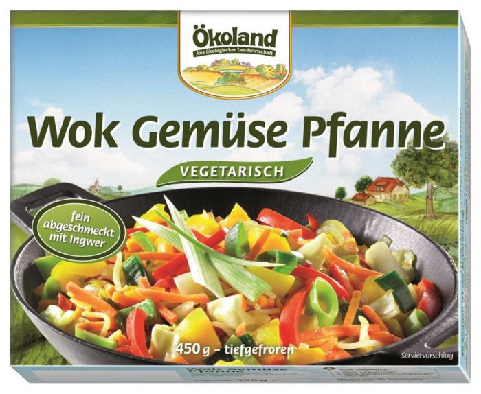 ÖKOLAND TK-Wok Gemüse Pfanne 450 g