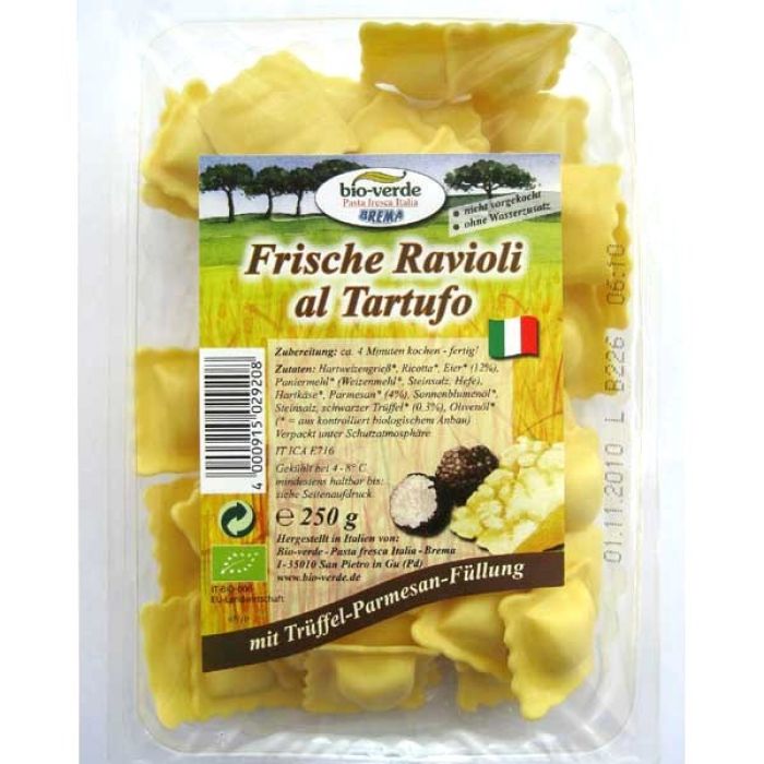 BIO VERDE Ravioli al Tartufo 250 g