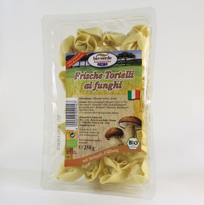 BIO VERDE Tortellini al Funghi 250 g