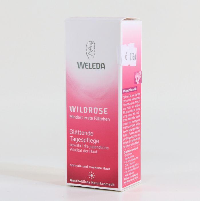 WELEDA Wildrose Glättende Tagespflege, 30 ml Tube
