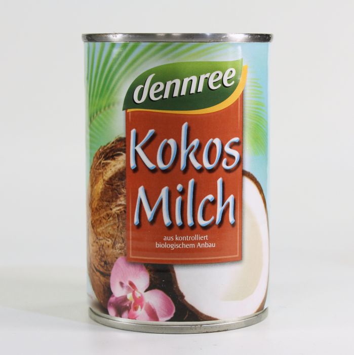 DENNREE Kokosmilch, 400 ml Dose