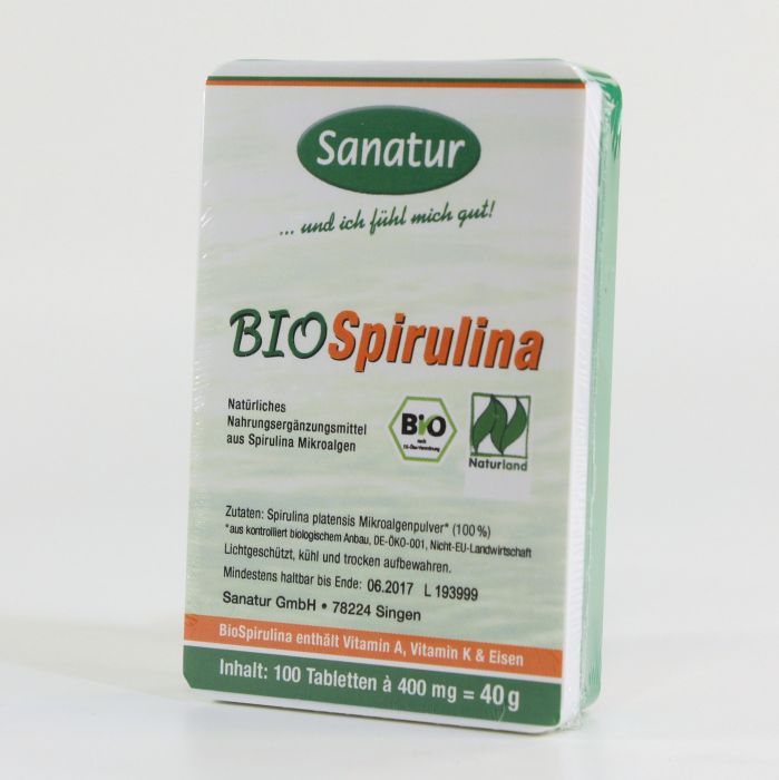 SANATUR Spirulina 100Stk