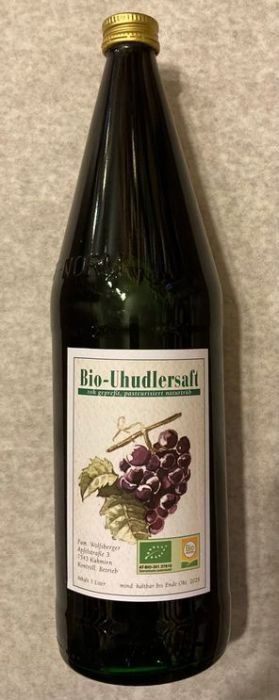 BIO Uhudler Traubensaft 1 l
