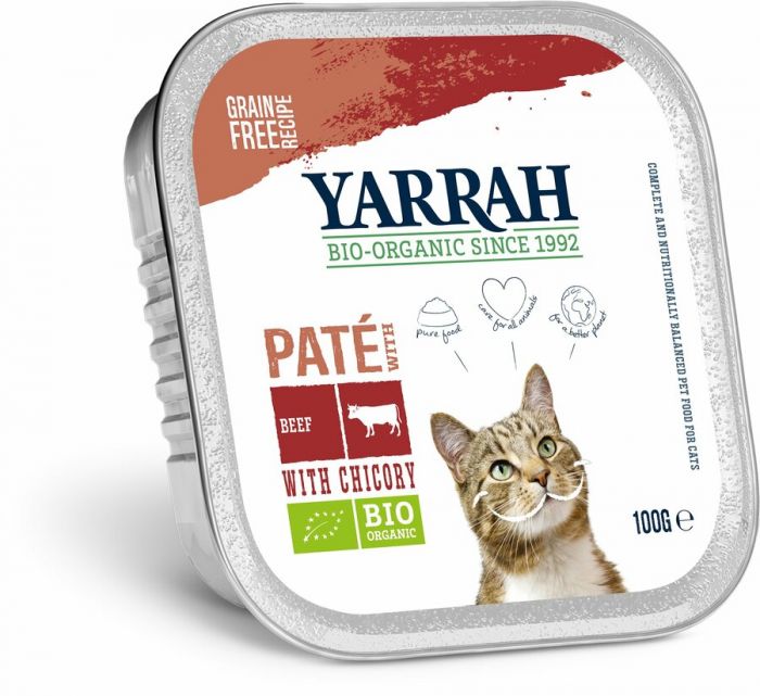YARRAH Katzenfutter Rind mit Zichorie 100 g