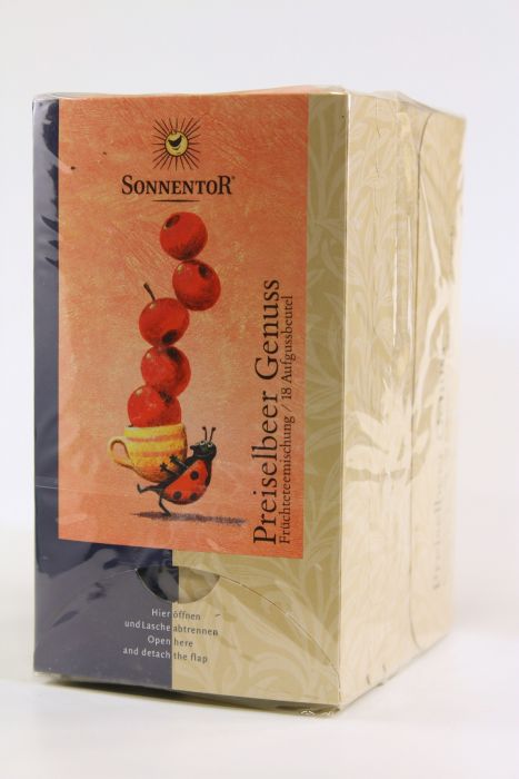SONNENTOR Preiselbeergenuss Tee á 2,8g 18Btl