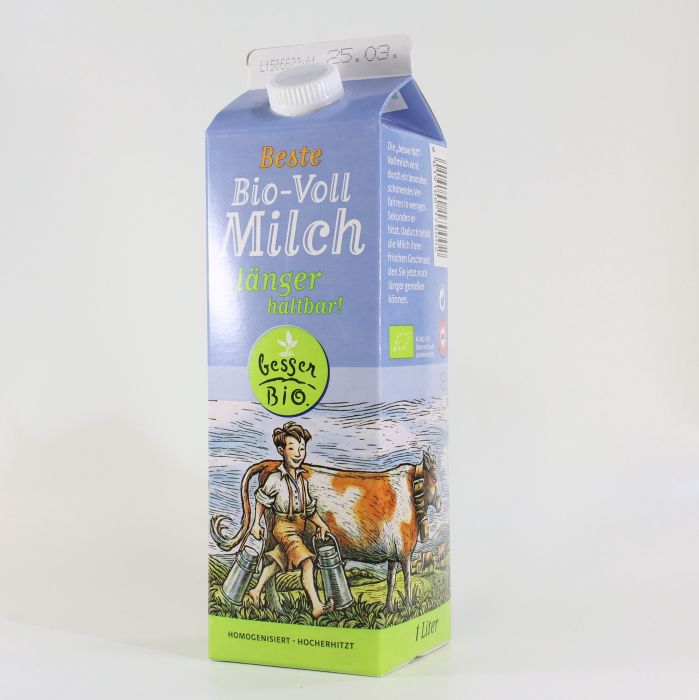 BESSER BIO Vollmilch ESL 1 l
