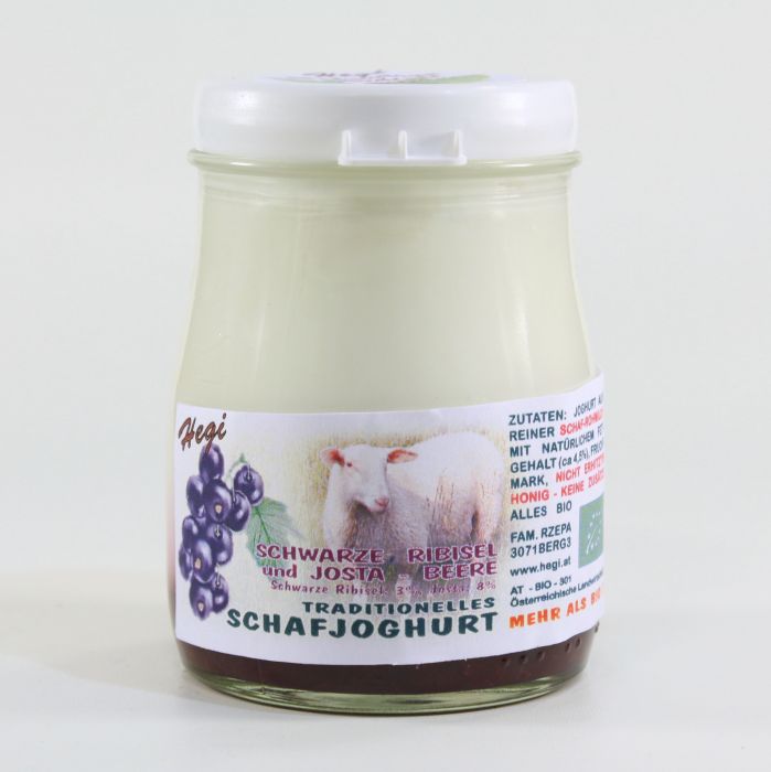HEGI Schafjoghurt Schwarze Ribisel 180g
