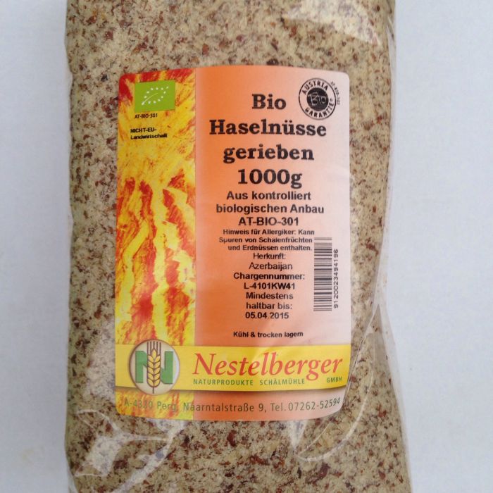 NESTELBERGER Haselnüsse gerieben 1 kg