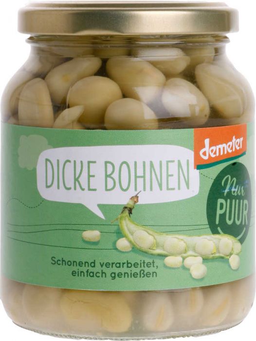 NUR PUUR Dicke Bohnen 350g