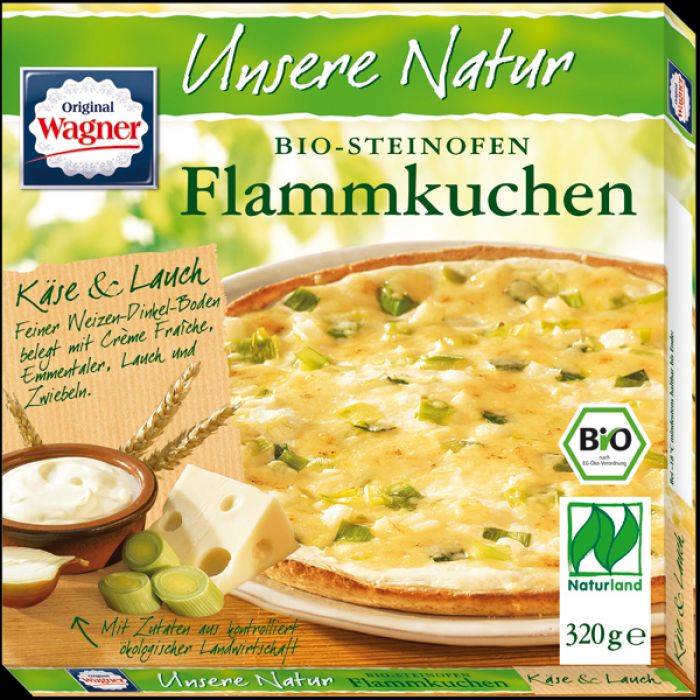 WAGNER PIZZA - UNSERE NATUR TK-Flammkuchen Käse Lauch 320 g