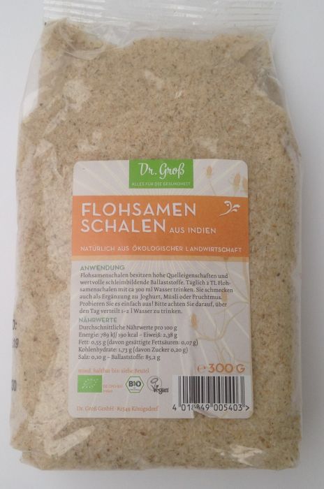 DR.GROSS Flohsamenschalen 300g
