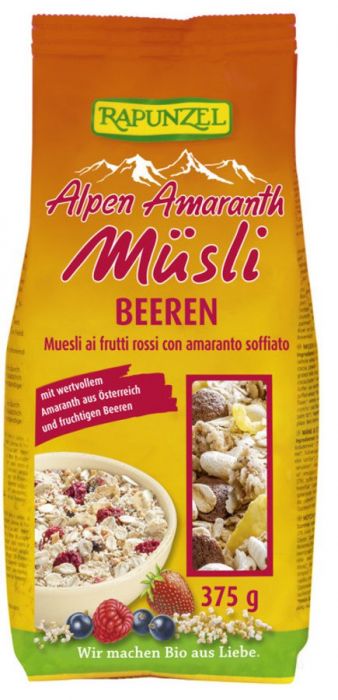 RAPUNZEL Alpen Amaranth Beeren Müsli 375g