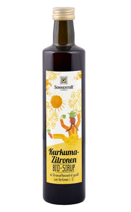 SONNENTOR Kurkuma Zitronen Sirup 0,5 l