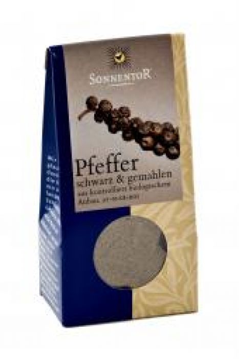 SONNENTOR Pfeffer schwarz gemahlen 35 g