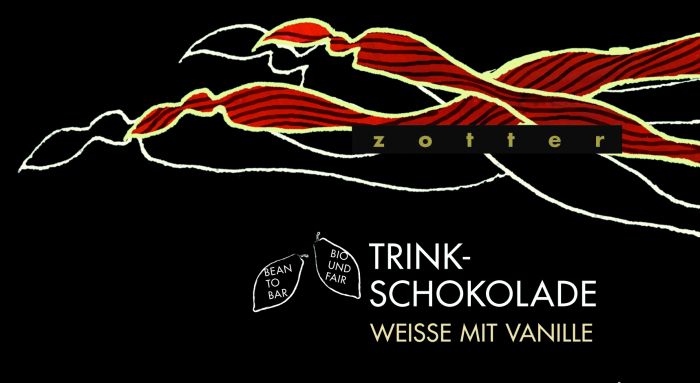 ZOTTER Trinkschokolade Weisse mit Vanille