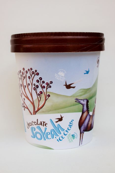 UDEA SoYeah Soja  Eiskrem Schoko, 500 ml Becher