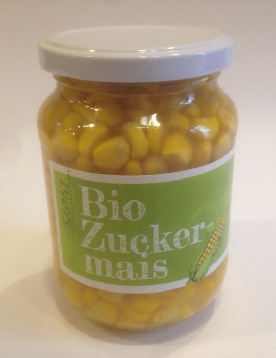 BIO Zuckermais im Glas 330g